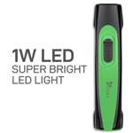 Syska TL-8602L with T112ML Rechargeable Torch and Study Table Lamp (25 cm, White, Green)